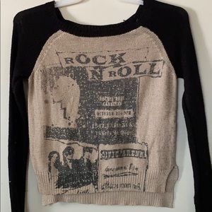 Rock and Roll knit sweater